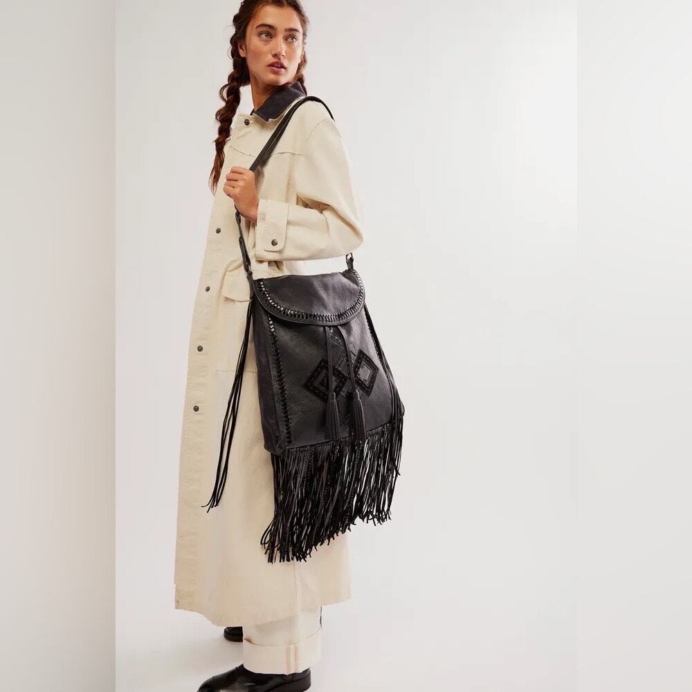 Free People Nightshade Messenger Bag NWT